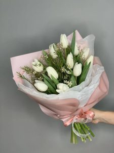 Букет «Весенний» из тюльпанов
